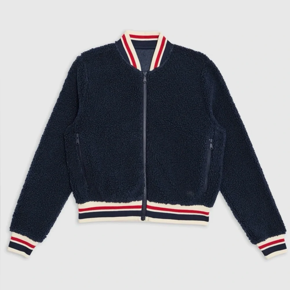 SPLITS59 - Willa Sherpa Jacket - Indigo - Picture 5 of 6
